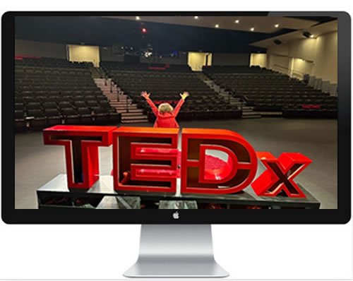 Sherrie Rose at a TEDx event