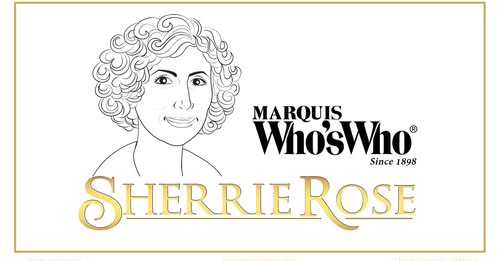 Sherrie Rose, Marquis Who's Who 2024, line drawing portrait